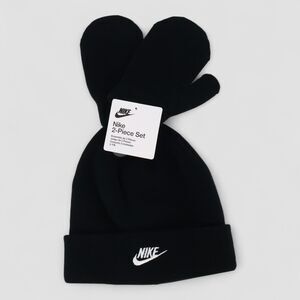 Nike Toddler Boys Hat and Mittens 2 Piece Set Size 2/4T
